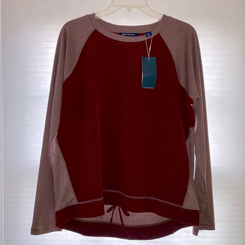 NWT Cutter & Buck Long-Sleeved Sport Shirt